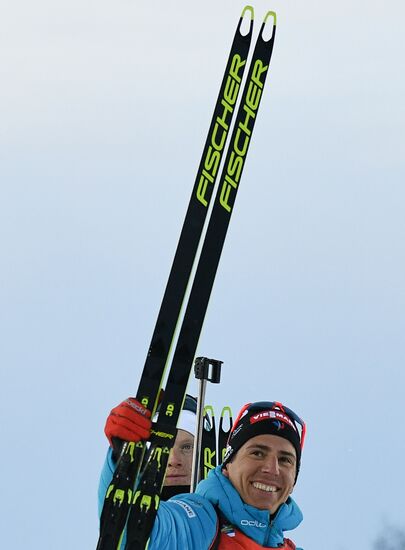 Sweden Biathlon Worlds Pursuit Men