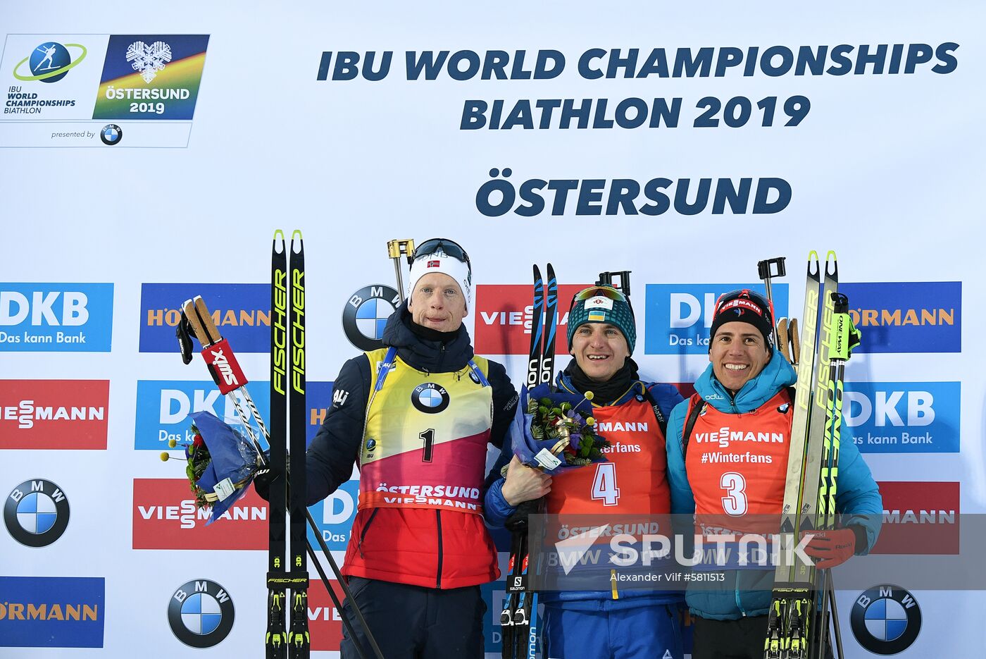 Sweden Biathlon Worlds Pursuit Men