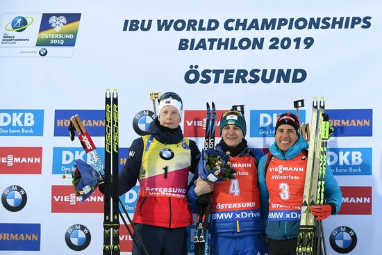 Sweden Biathlon Worlds Pursuit Men