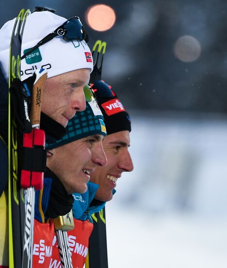 Sweden Biathlon Worlds Pursuit Men