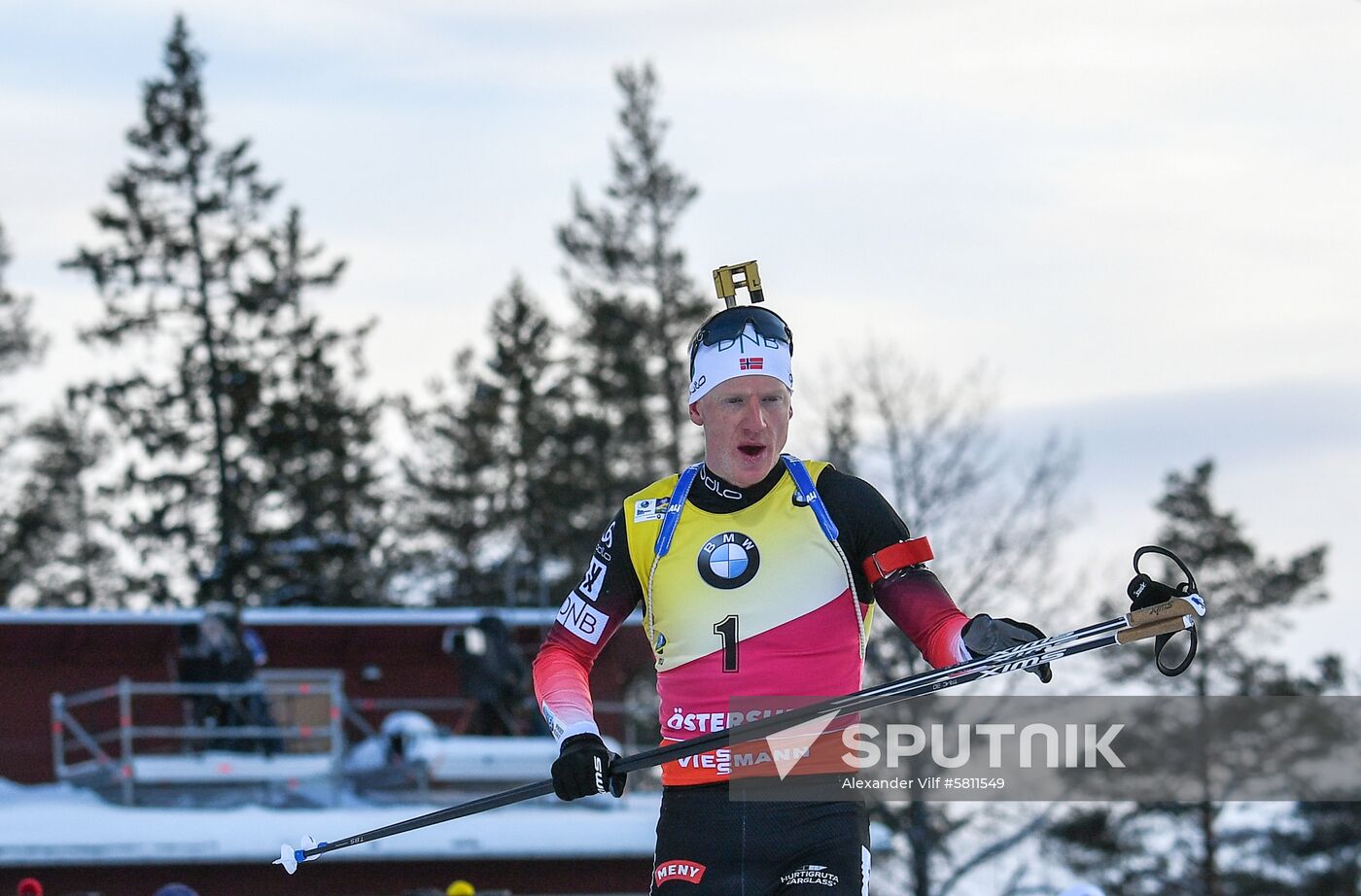 Sweden Biathlon Worlds Pursuit Men