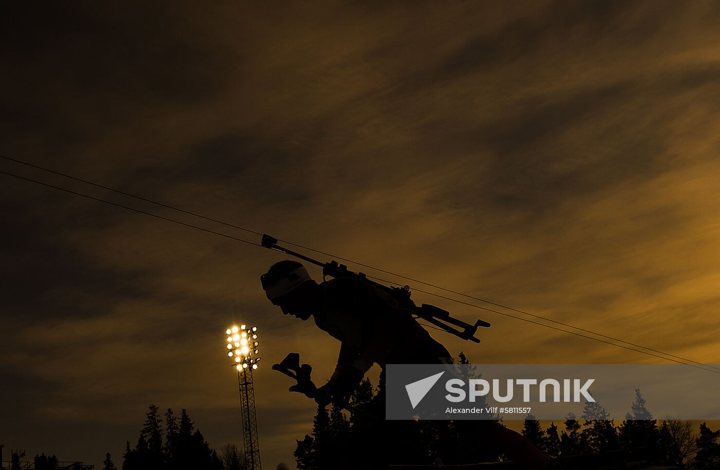 Sweden Biathlon Worlds Pursuit Men