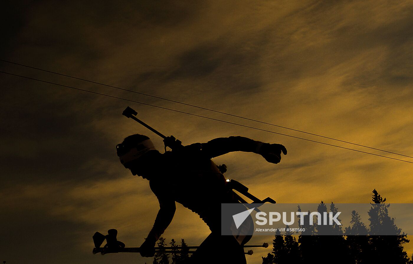 Sweden Biathlon Worlds Pursuit Men