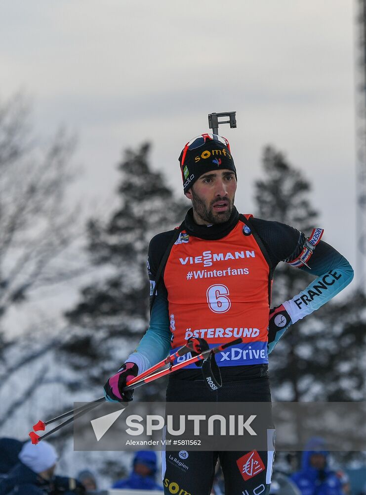 Sweden Biathlon Worlds Pursuit Men