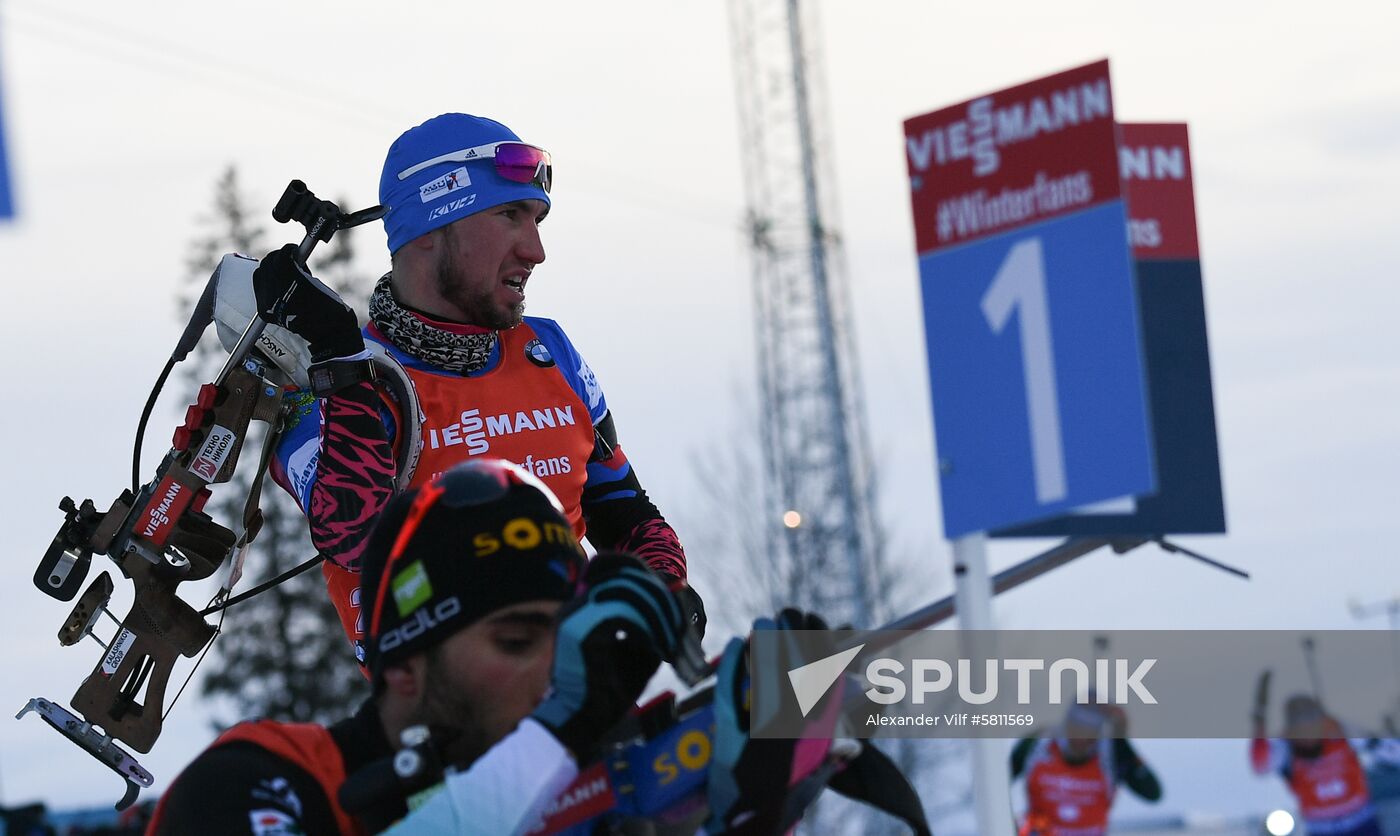 Sweden Biathlon Worlds Pursuit Men