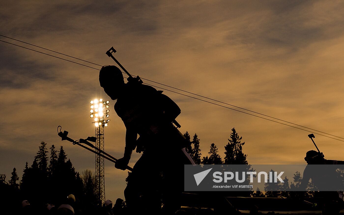 Sweden Biathlon Worlds Pursuit Men