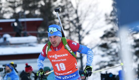 Sweden Biathlon Worlds Pursuit Men