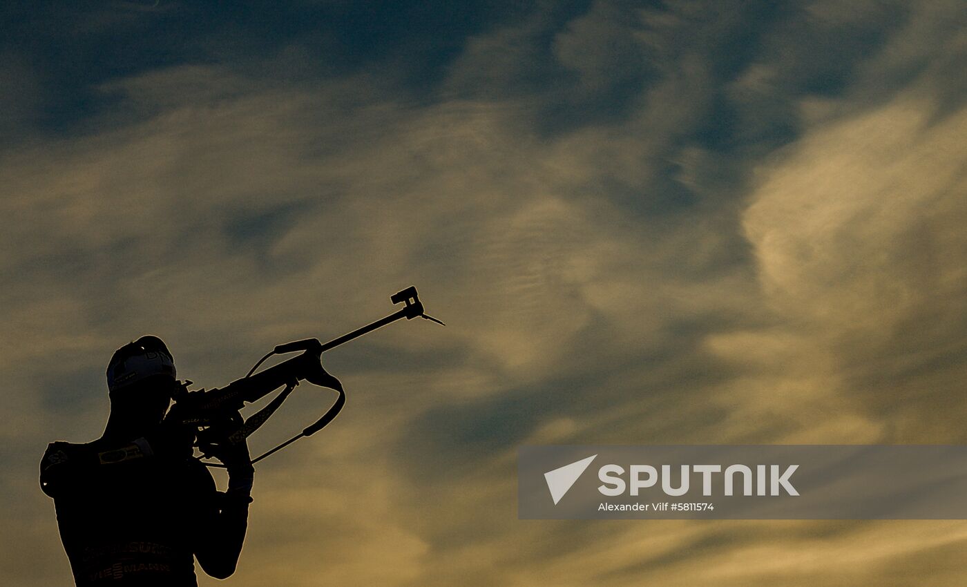 Sweden Biathlon Worlds Pursuit Men