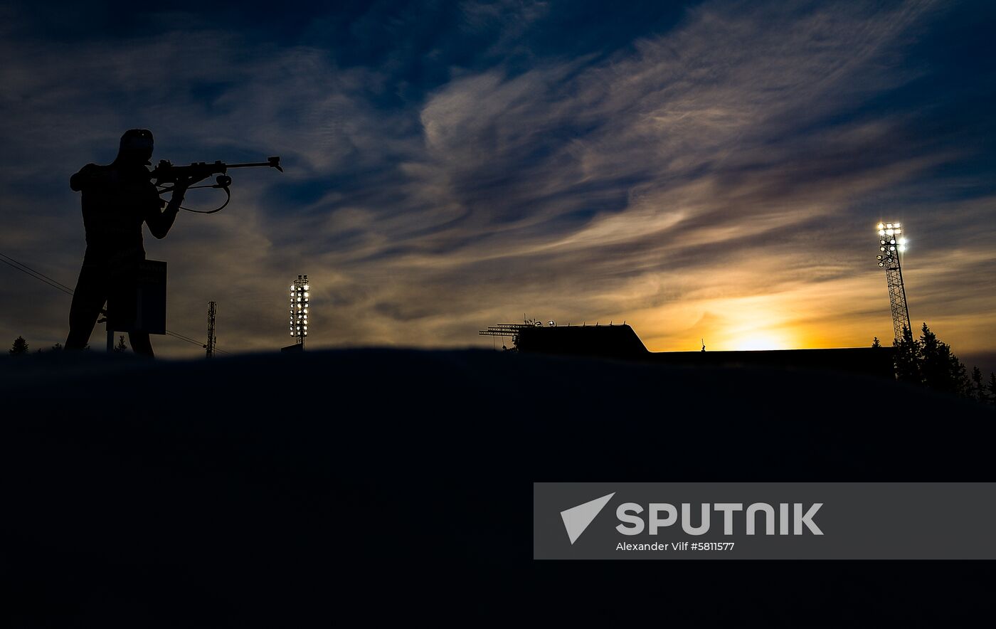 Sweden Biathlon Worlds Pursuit Men