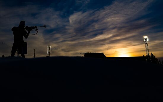 Sweden Biathlon Worlds Pursuit Men