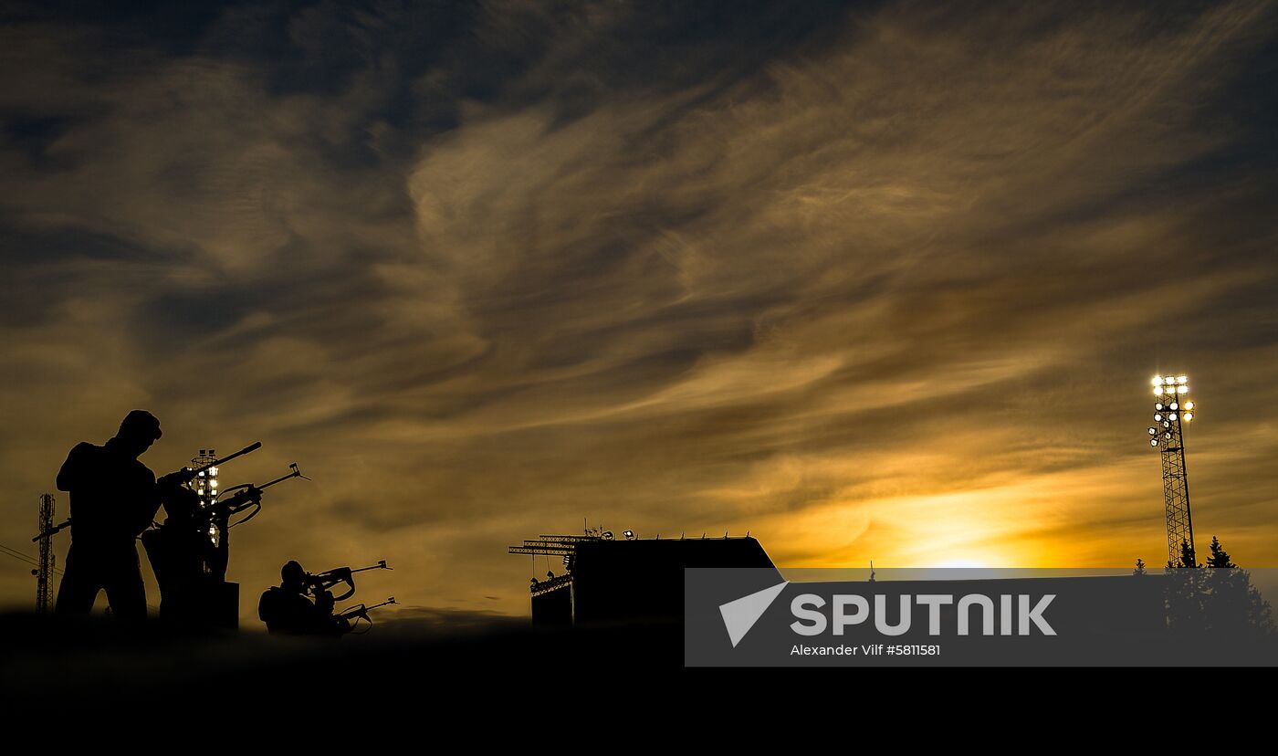 Sweden Biathlon Worlds Pursuit Men
