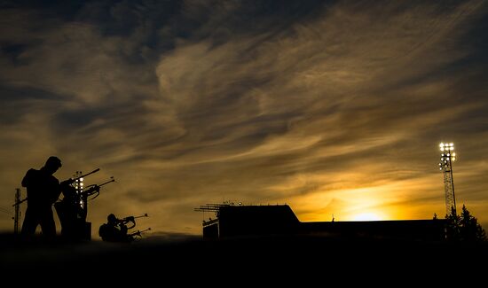 Sweden Biathlon Worlds Pursuit Men