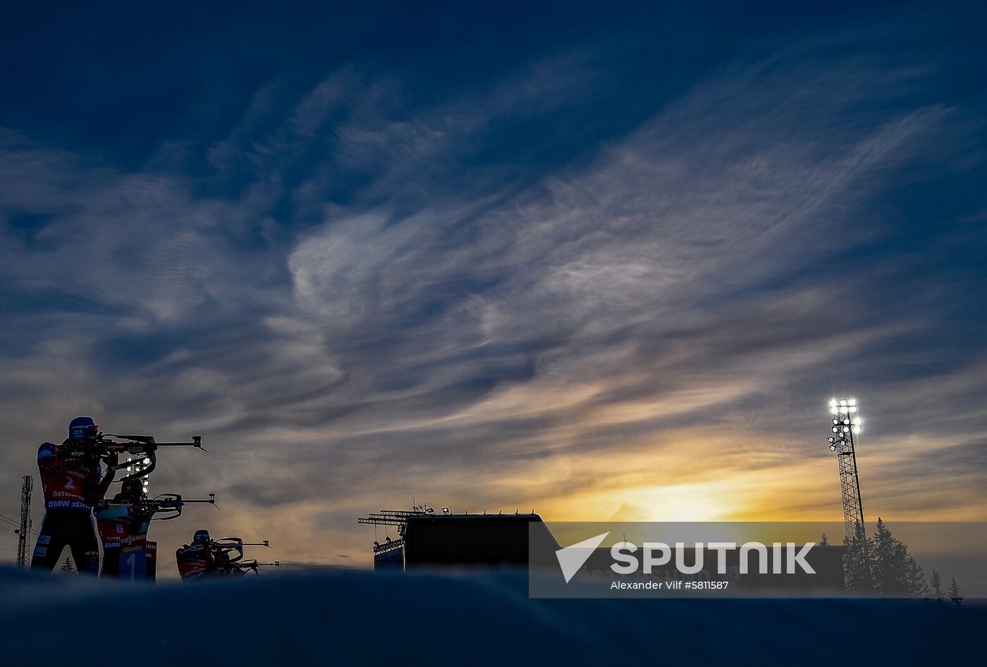 Sweden Biathlon Worlds Pursuit Men