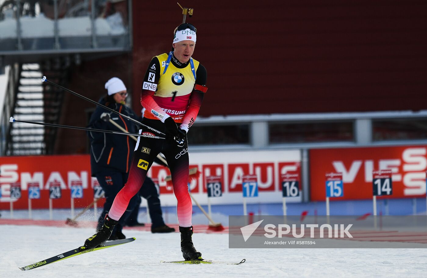 Sweden Biathlon Worlds Pursuit Men