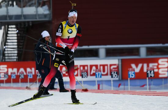 Sweden Biathlon Worlds Pursuit Men