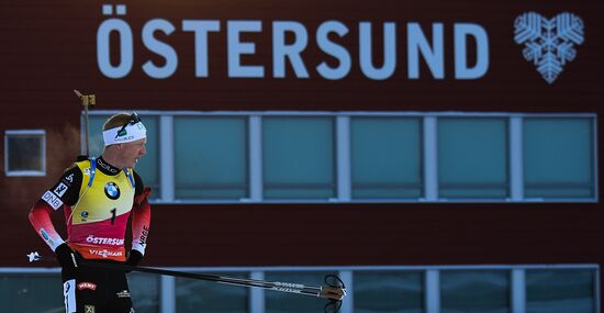 Sweden Biathlon Worlds Pursuit Men