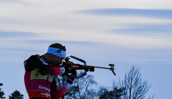 Sweden Biathlon Worlds Pursuit Men