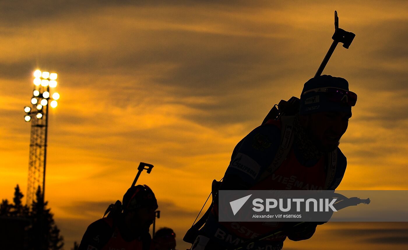 Sweden Biathlon Worlds Pursuit Men