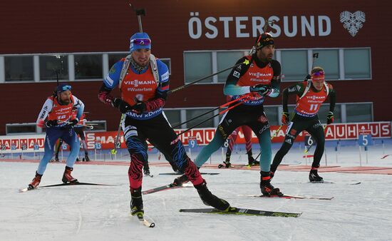 Sweden Biathlon Worlds Pursuit Men