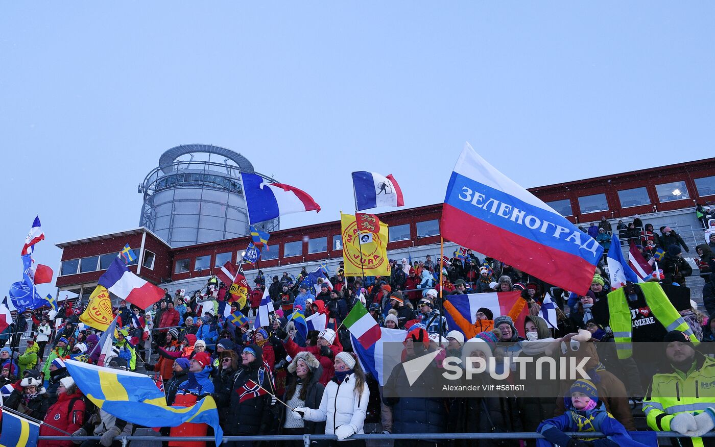 Sweden Biathlon Worlds Pursuit Men