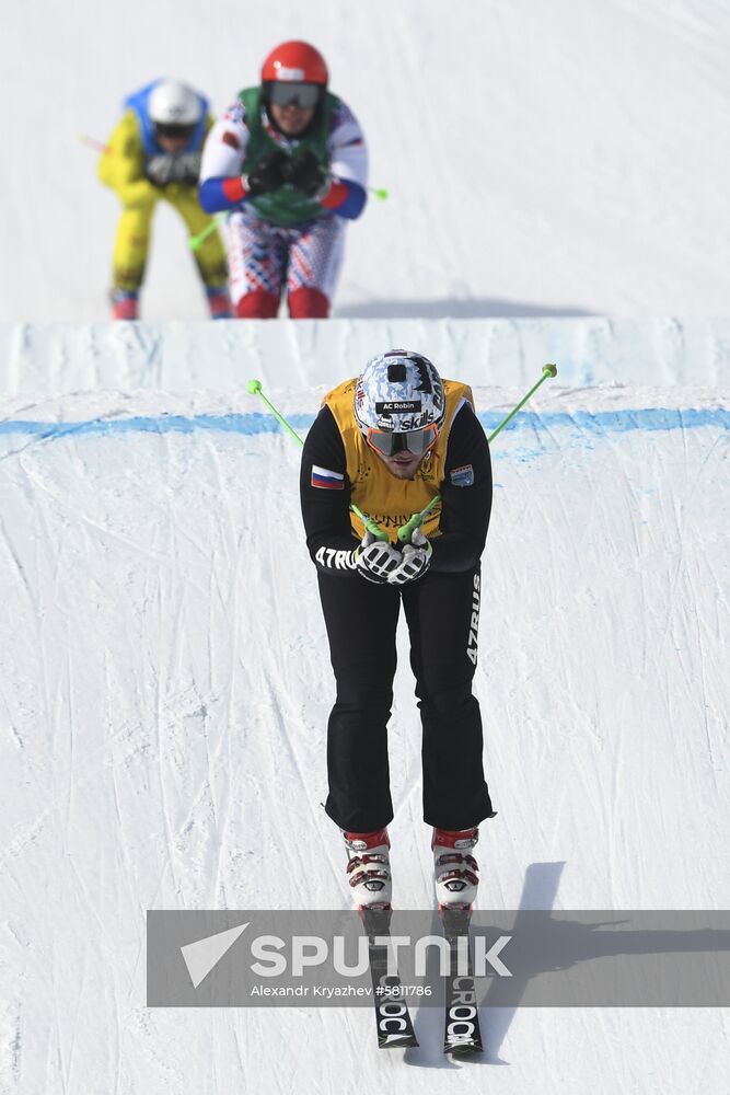 Russia Universiade Freestyle Ski Cross
