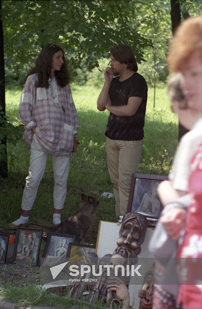 Vernissage in Izmailovsky Park