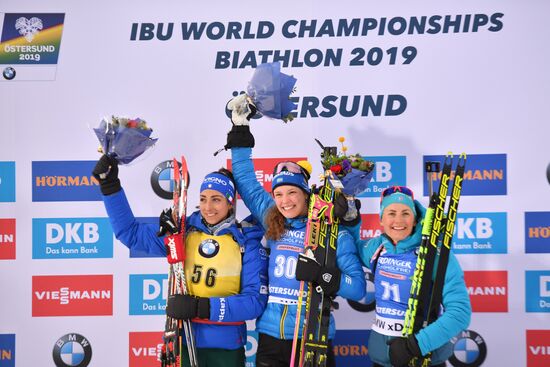 Sweden Biathlon Worlds Individual Competition Women