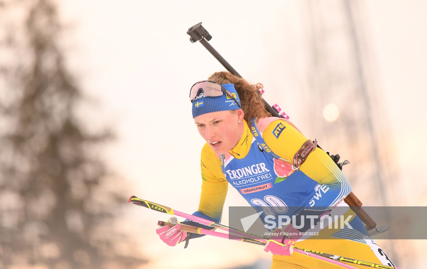 Sweden Biathlon Worlds Individual Competition Women