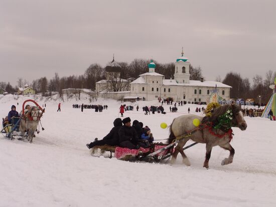 Bidding farewell to Russian winter in Pskov