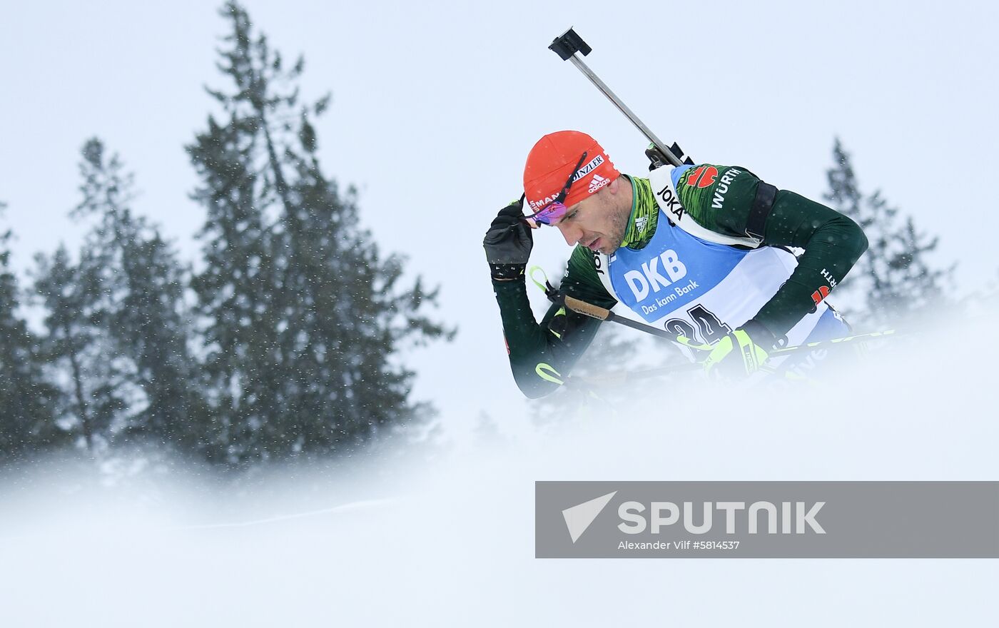 Sweden Biathlon Worlds Individual Competition Men