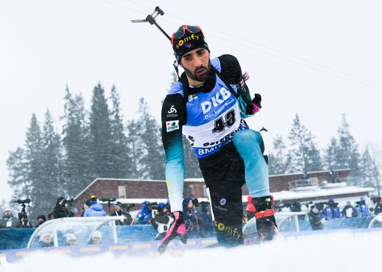 Sweden Biathlon Worlds Individual Competition Men