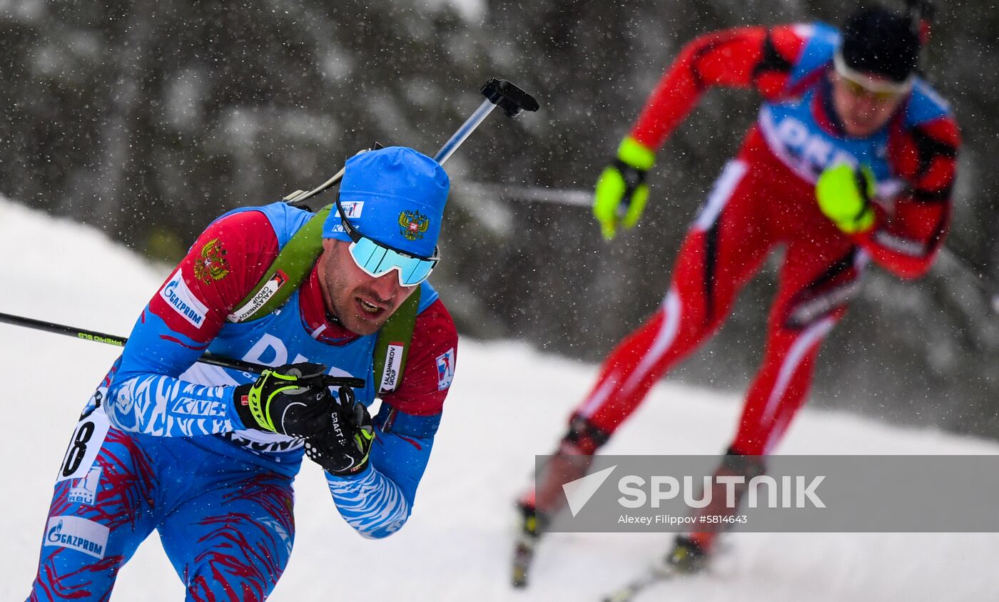 Sweden Biathlon Worlds Individual Competition Men