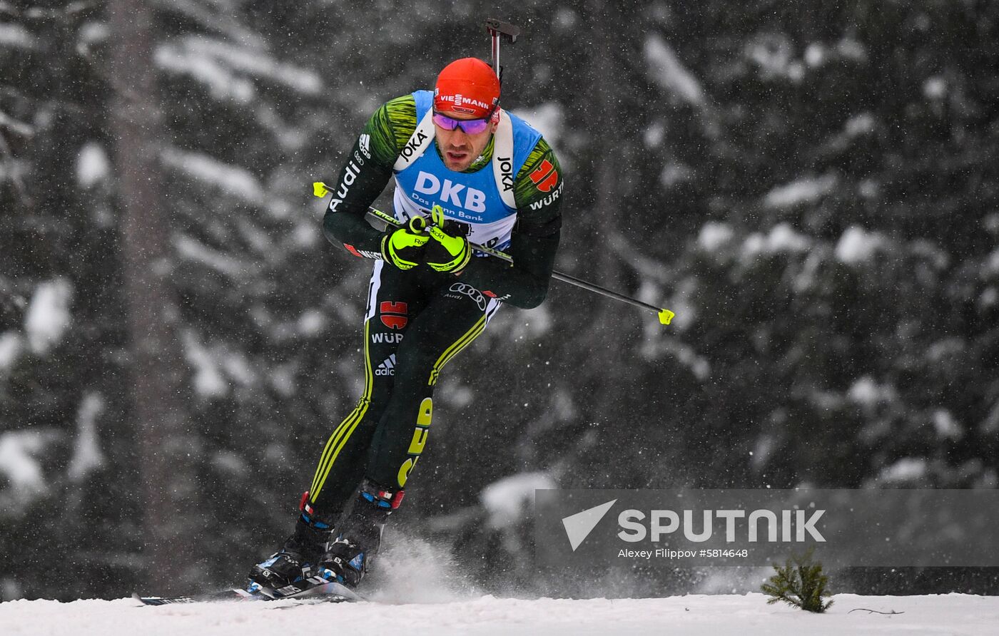 Sweden Biathlon Worlds Individual Competition Men