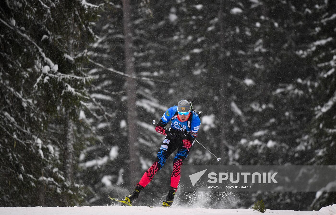 Sweden Biathlon Worlds Individual Competition Men