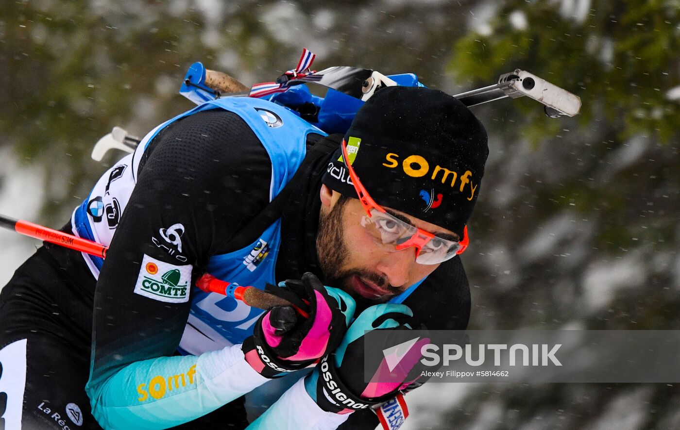 Sweden Biathlon Worlds Individual Competition Men