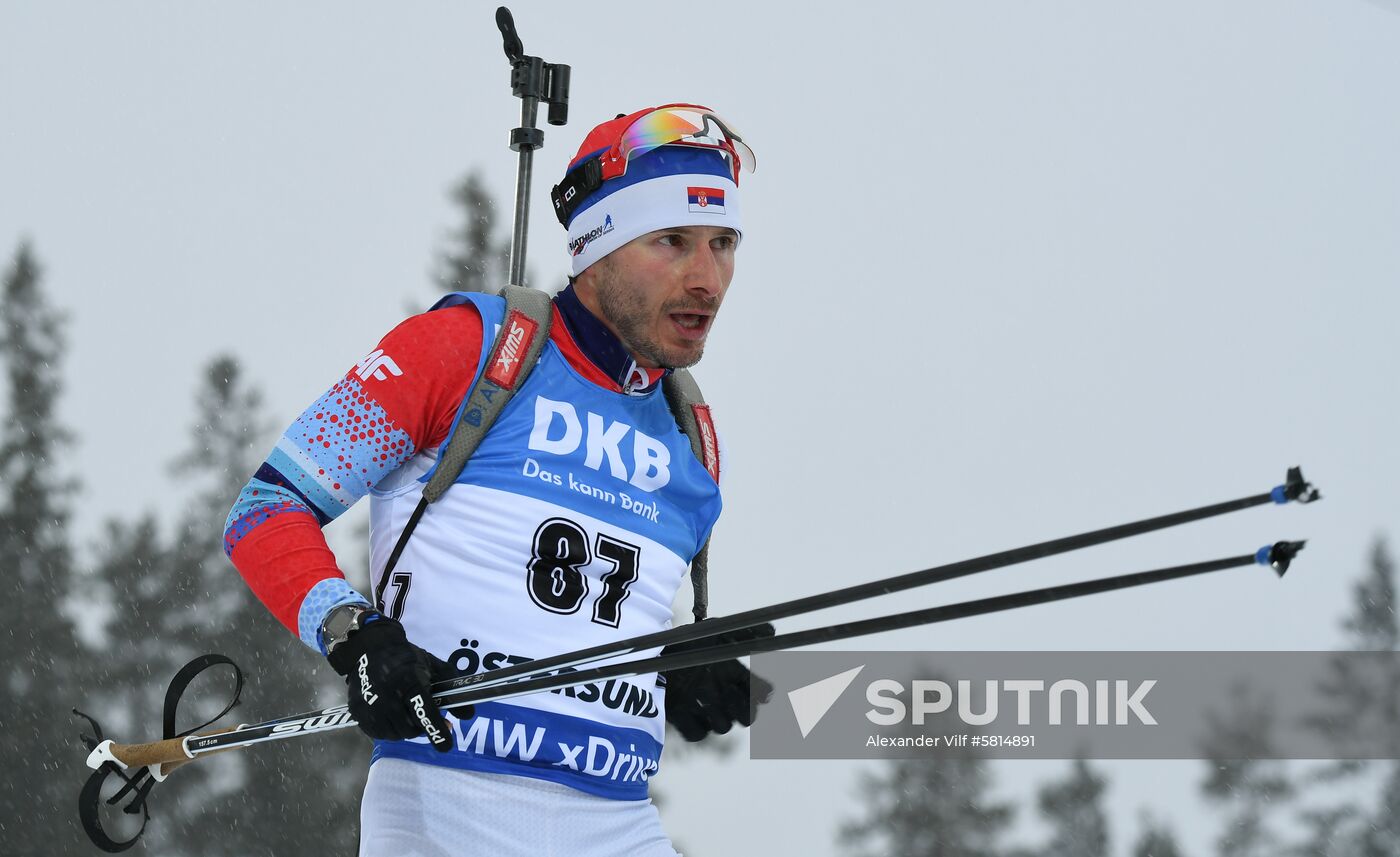 Sweden Biathlon Worlds Individual Competition Men