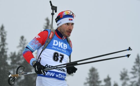 Sweden Biathlon Worlds Individual Competition Men