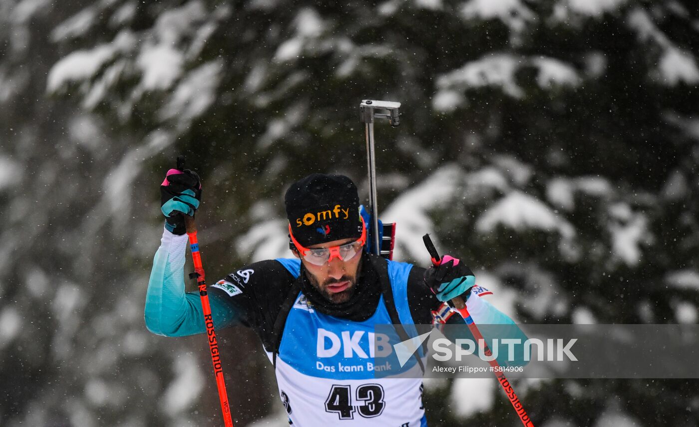 Sweden Biathlon Worlds Individual Competition Men