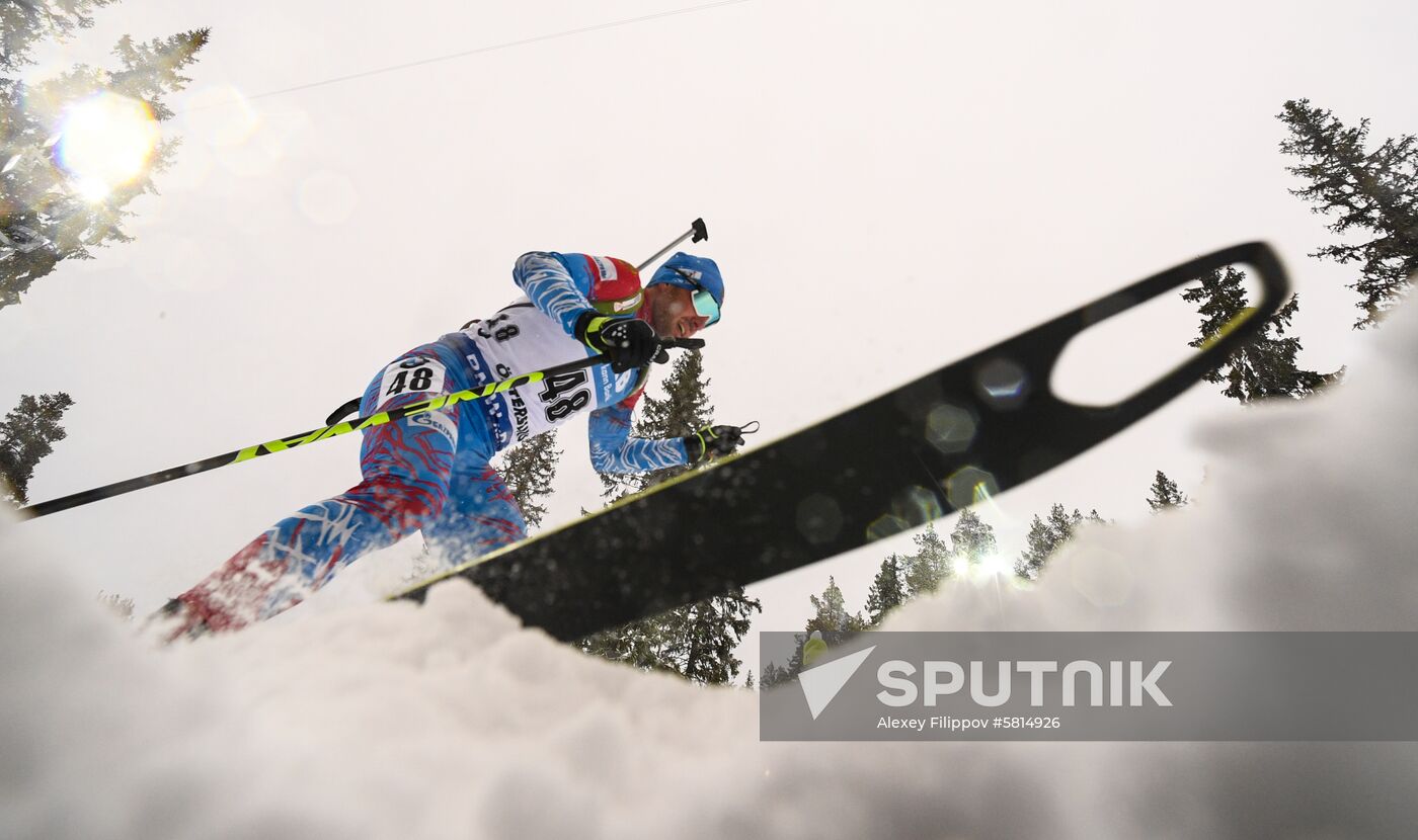 Sweden Biathlon Worlds Individual Competition Men