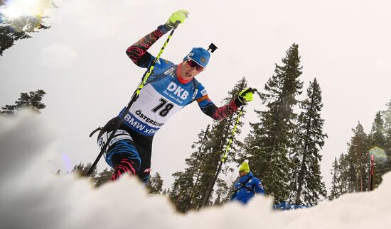 Sweden Biathlon Worlds Individual Competition Men