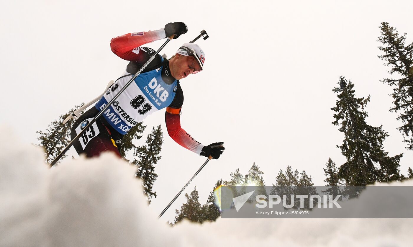 Sweden Biathlon Worlds Individual Competition Men