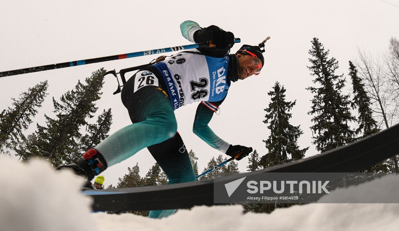Sweden Biathlon Worlds Individual Competition Men