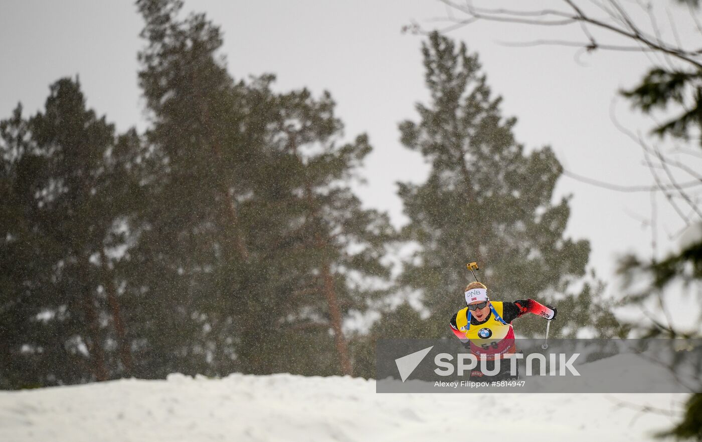 Sweden Biathlon Worlds Individual Competition Men