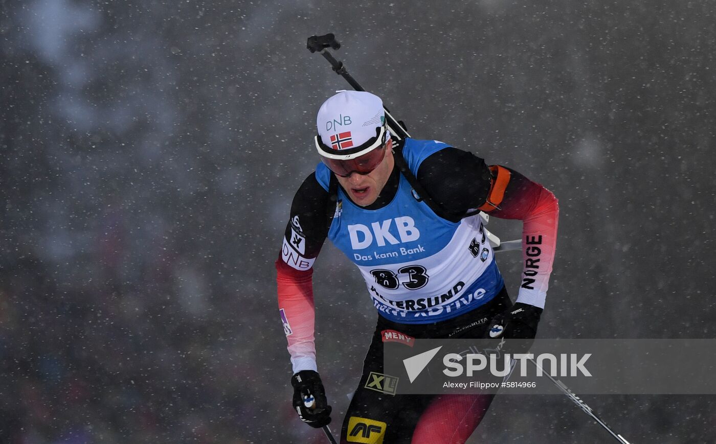 Sweden Biathlon Worlds Individual Competition Men