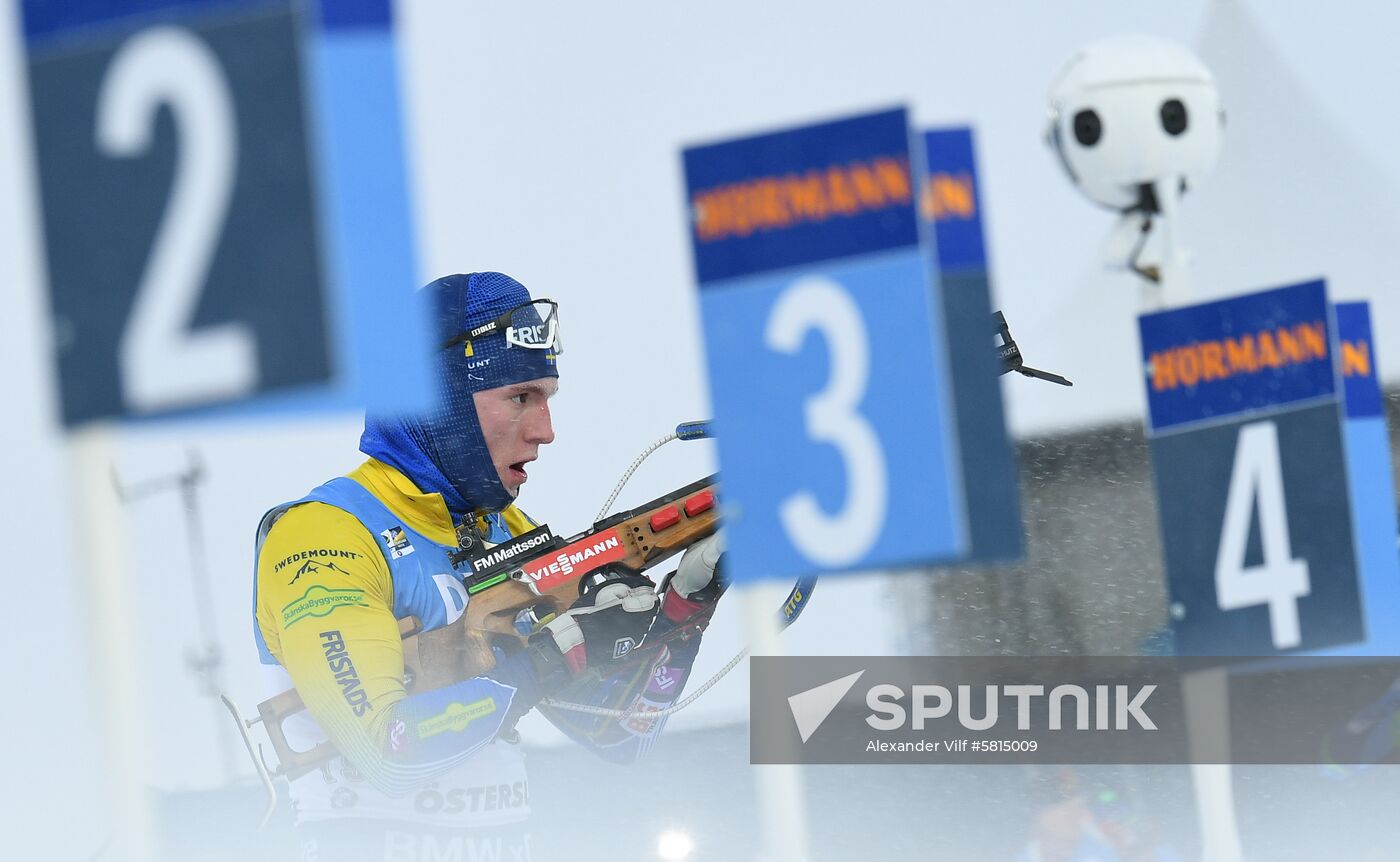 Sweden Biathlon Worlds Individual Competition Men