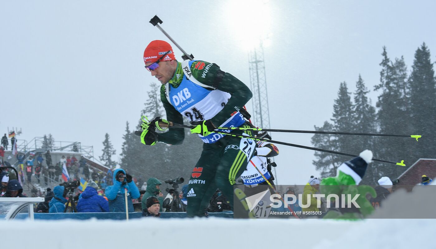 Sweden Biathlon Worlds Individual Competition Men