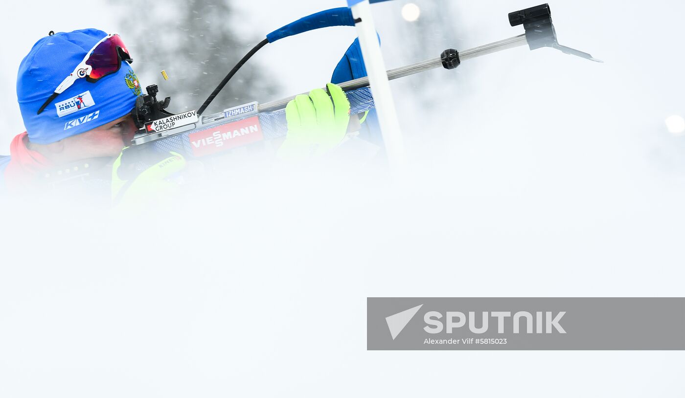 Sweden Biathlon Worlds Individual Competition Men
