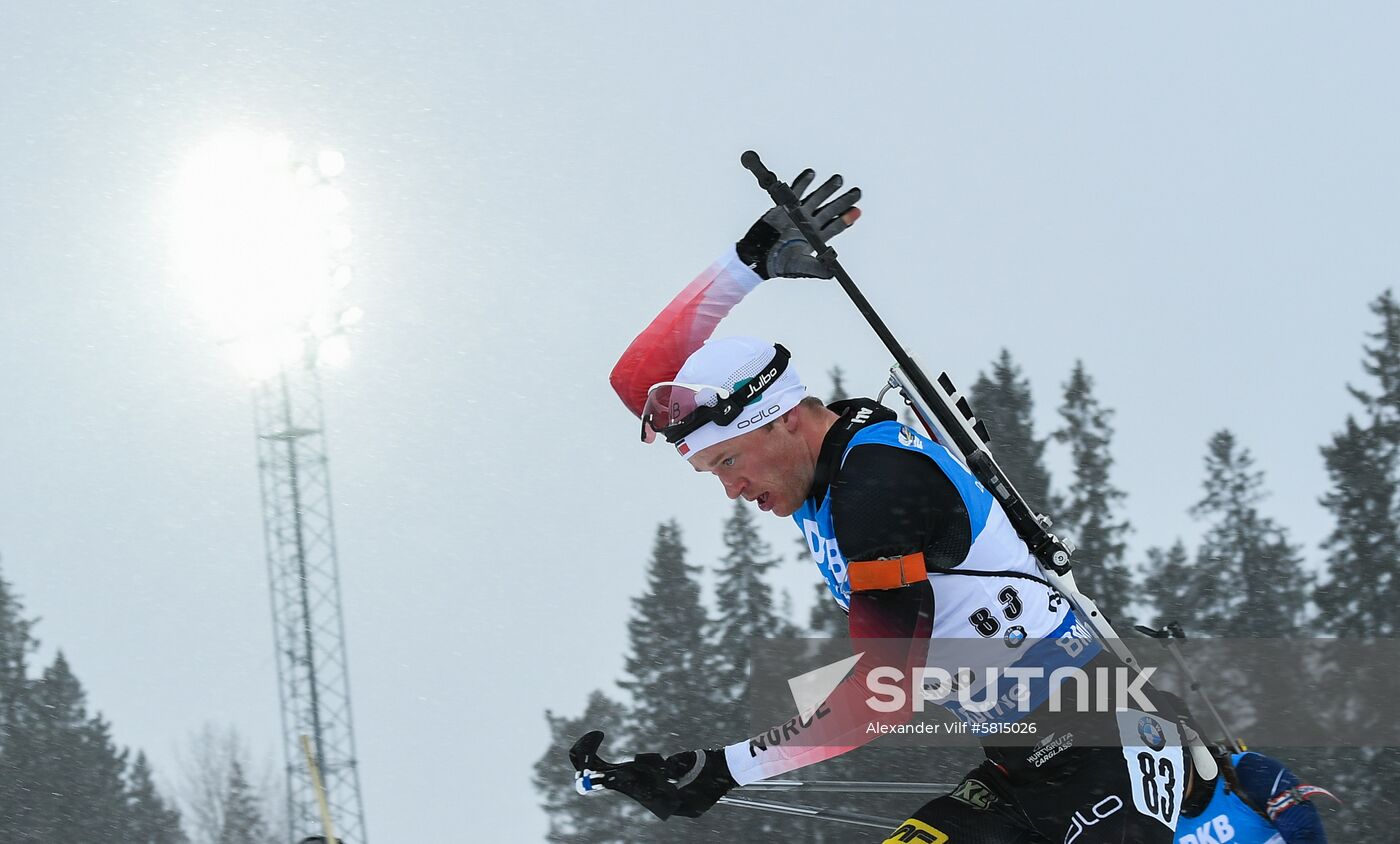 Sweden Biathlon Worlds Individual Competition Men