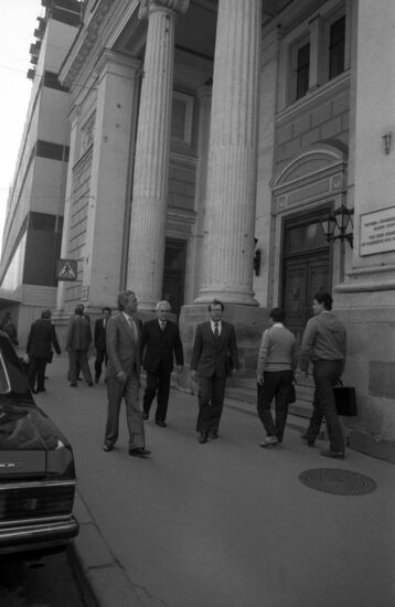 Delegation of Executive Council of Montenegran Parliament visits USSR