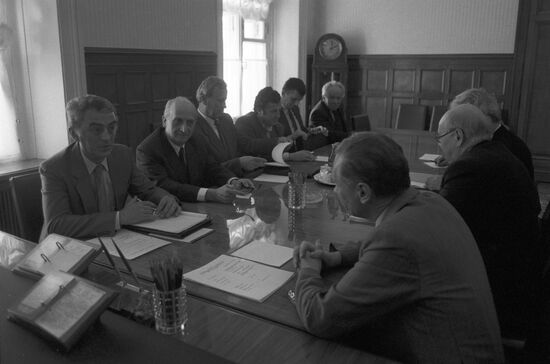 Delegation of Executive Council of Montenegran Parliament visits USSR